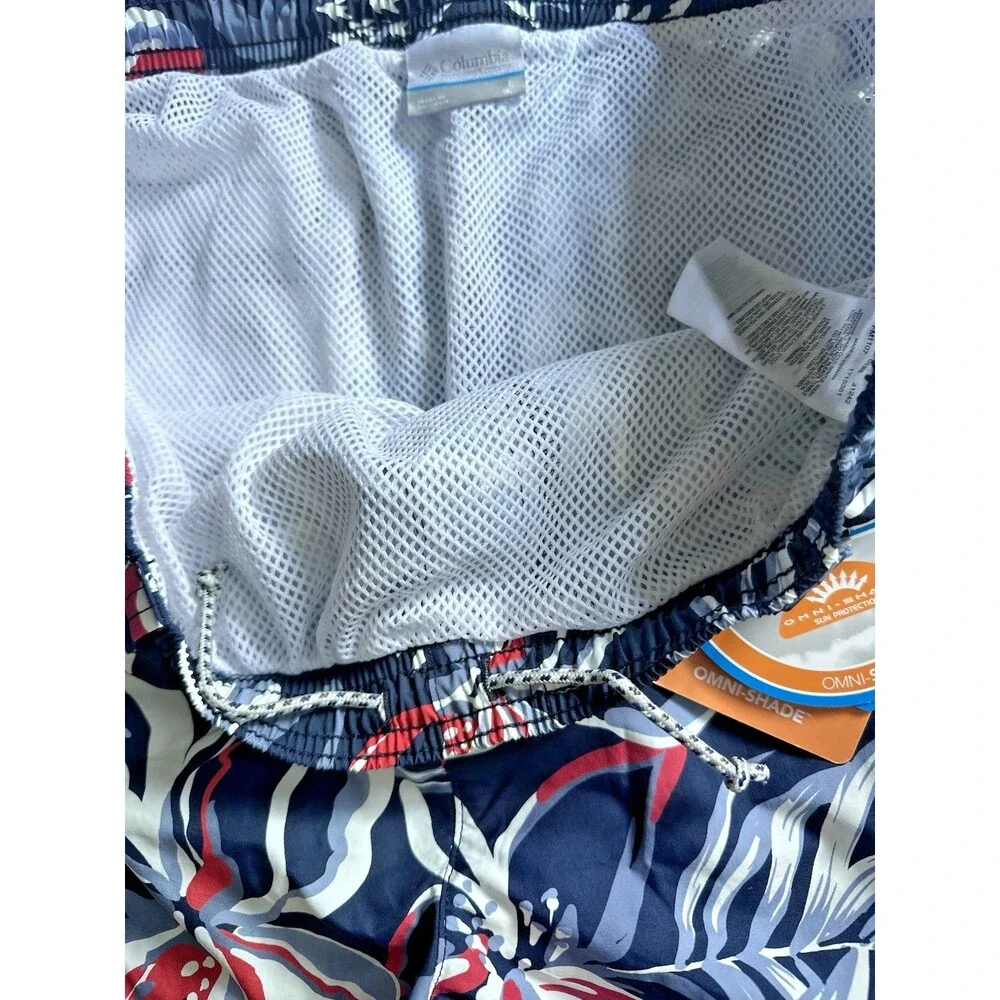 Columbia Men's Super Backcast Water Shorts Bluestone Navy Multi Size L